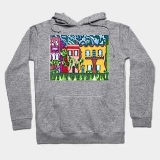 Charleston SC Funky Illustration Hoodie